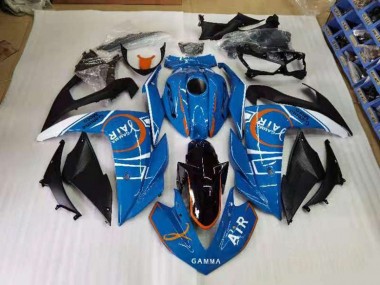 Azul & Blanco Carenado Moto Yamaha R3 15-22