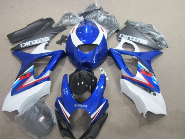Azul Blanco Carenados Moto Suzuki GSXR 1000 K7 07-08 Azul Blanco Carenados Moto Suzuki GSXR 1000 K7 07-08