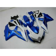 Azul Blanco Carrocería Motocicletas Suzuki GSXR 600 / 750 K8 08-10
