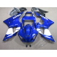 Azul Blanco Inyección Kit Carenado Moto Yamaha R1 02-03