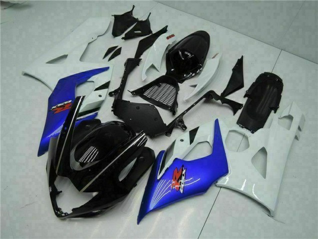Azul Blanco Kit Carenado ABS Completo Suzuki GSXR 1000 K5 05-06 Azul Blanco Kit Carenado ABS Completo Suzuki GSXR 1000 K5 05-06