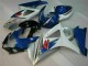 Azul Blanco Kit Carenado ABS Completo Suzuki GSXR 1000 K7 07-08 Azul Blanco Kit Carenado ABS Completo Suzuki GSXR 1000 K7 07-08