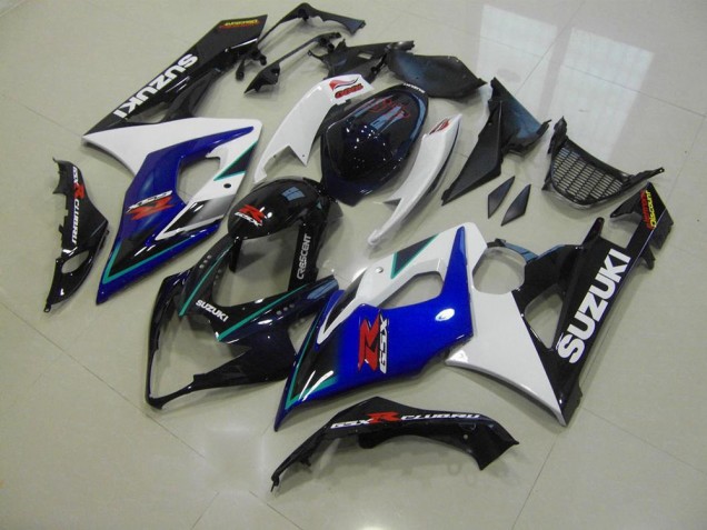 Azul Blanco Kit Carenado Moto Suzuki GSXR 1000 K5 05-06 Azul Blanco Kit Carenado Moto Suzuki GSXR 1000 K5 05-06