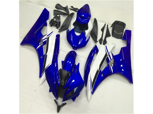Azul Blanco Kit Carenado Moto Yamaha R6 06-07
