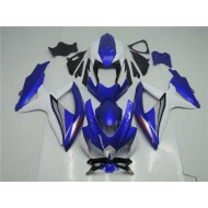 Azul Blanco Kit Completo Carenado Moto Suzuki GSXR 600 / 750 K8 08-10