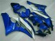 Azul Blanco Kit Completo Carenado Moto Yamaha R6 06-07 Azul Blanco Kit Completo Carenado Moto Yamaha R6 06-07