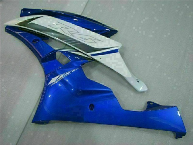 Azul Blanco Kit Completo Carenado Moto Yamaha R6 06-07 Azul Blanco Kit Completo Carenado Moto Yamaha R6 06-07