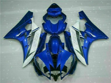 Azul Blanco Kit Completo Carenado Moto Yamaha R6 06-07