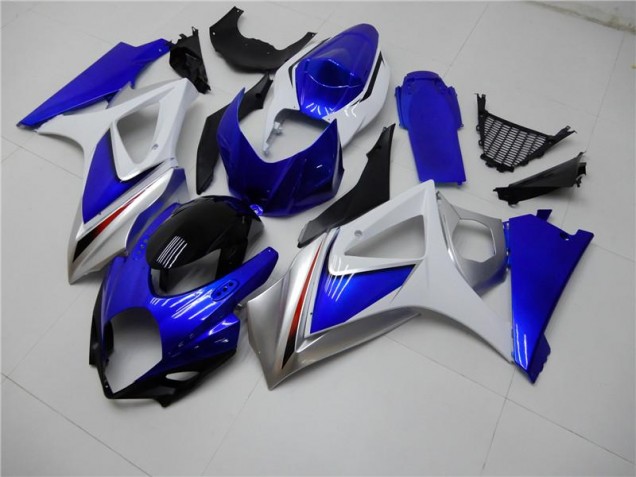 Azul Blanco Kits ABS Carenado Motocicleta Suzuki GSXR 1000 K7 07-08 Azul Blanco Kits ABS Carenado Motocicleta Suzuki GSXR 1000 K7 07-08