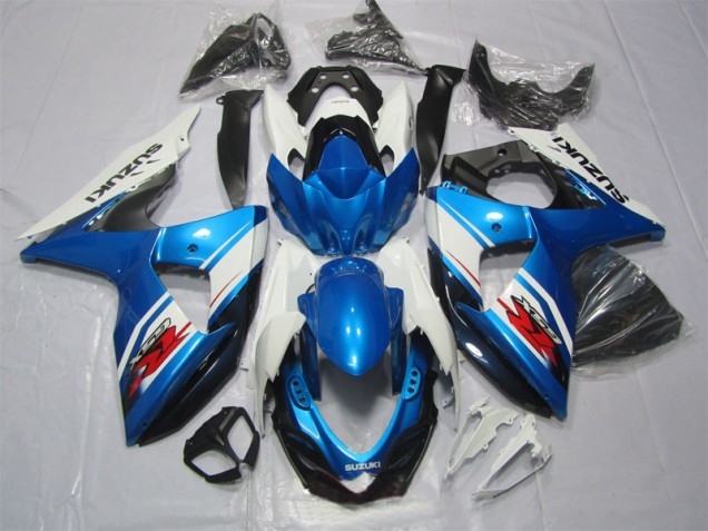Azul Blanco Kits Carenado Moto Suzuki GSXR 1000 K9 09-16 Azul Blanco Kits Carenado Moto Suzuki GSXR 1000 K9 09-16