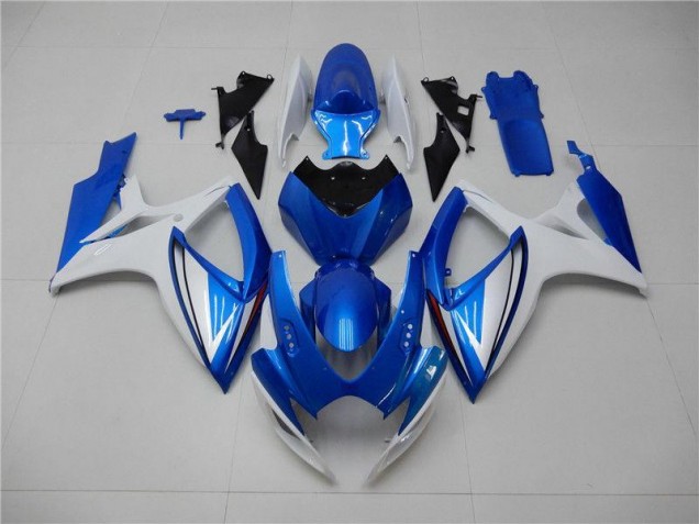 Azul Blanco Kits Completo Carenado Moto ABS Suzuki GSXR 600 / 750 K6 06-07 Azul Blanco Kits Completo Carenado Moto ABS Suzuki GSXR 600 / 750 K6 06-07