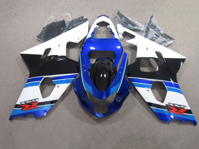 Azul Blanco Kits Completo Carenado Moto ABS Suzuki GSXR 600 K4 04-05 Azul Blanco Kits Completo Carenado Moto ABS Suzuki GSXR 600 K4 04-05