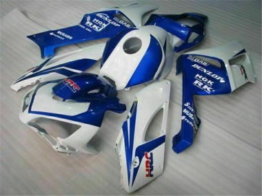 Azul Blanco Moto Plástico Honda CBR 1000 RR 04-05