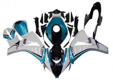 Azul Blanco Negro Carenado Moto Honda CBR 1000 RR 08-11