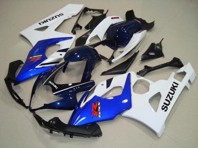 Azul Blanco Negro Carenado Moto Suzuki GSXR 1000 K5 05-06 Azul Blanco Negro Carenado Moto Suzuki GSXR 1000 K5 05-06