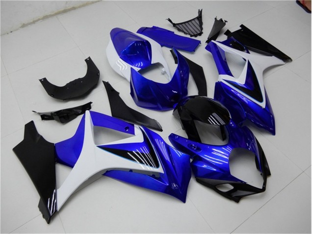 Azul Blanco Negro Carenado Moto Suzuki GSXR 1000 K7 07-08 Azul Blanco Negro Carenado Moto Suzuki GSXR 1000 K7 07-08