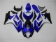 Azul Blanco Negro Carenado Moto Suzuki GSXR 1000 K7 07-08 Azul Blanco Negro Carenado Moto Suzuki GSXR 1000 K7 07-08