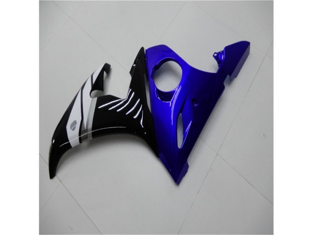 Azul Blanco Negro Carenado Moto Yamaha R6 03-05 Azul Blanco Negro Carenado Moto Yamaha R6 03-05
