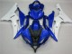 Azul Blanco Negro Carenado Moto Yamaha R6 08-16 Azul Blanco Negro Carenado Moto Yamaha R6 08-16