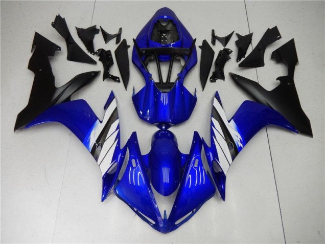 Azul Blanco Negro Inyección Kits Carenado Moto Yamaha R1 04-06 Azul Blanco Negro Inyección Kits Carenado Moto Yamaha R1 04-06