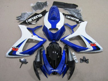 Azul Blanco Plástica Moto Suzuki GSXR 600 K6 06-07