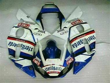 Azul Blanco Plástico Moto Yamaha R6 98-02