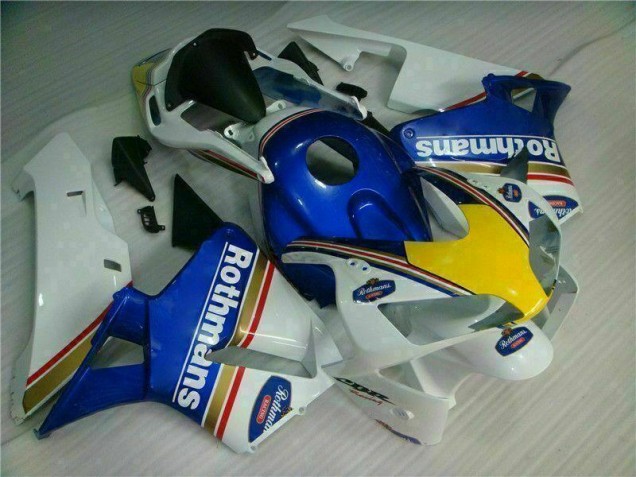 Azul Blanco Rothmans Carenado Moto Honda CBR 600 RR 03-04 Azul Blanco Rothmans Carenado Moto Honda CBR 600 RR 03-04