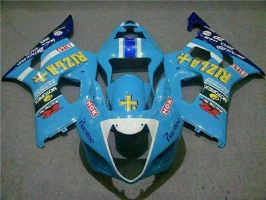 Azul Carenado Moto Suzuki GSXR 1000 K3 03-04