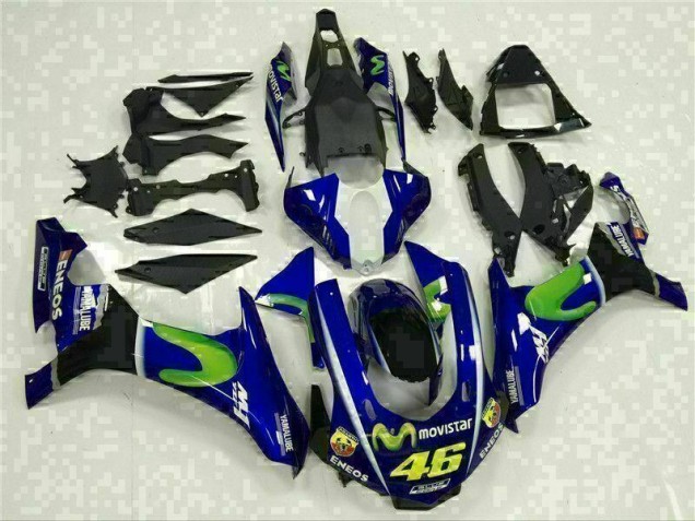 Azul Carenado Moto Yamaha R1 15-19 Azul Carenado Moto Yamaha R1 15-19