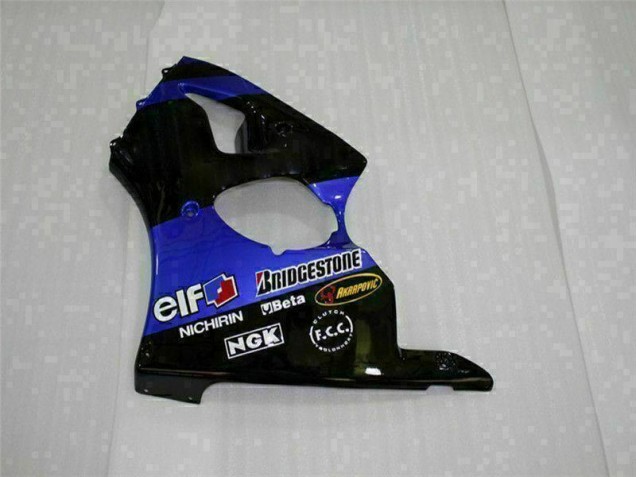 Azul Carenados Moto Kawasaki ZX6R 00-02