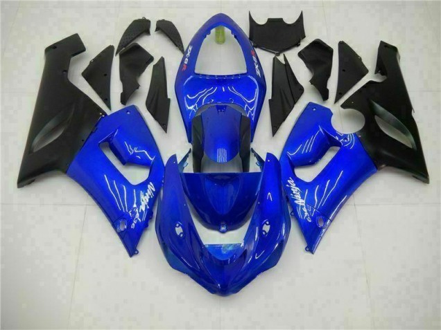 Azul Carrocería Motocicletas Kawasaki ZX6R 05-06