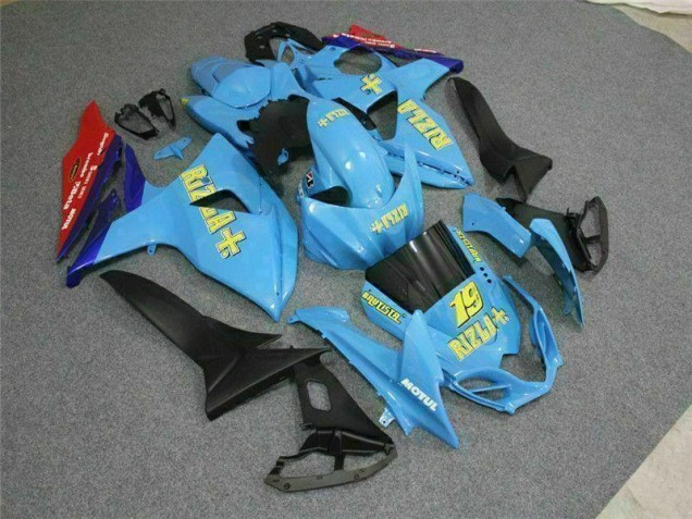 Azul Kit Completo Carenado Moto Suzuki GSXR 1000 K9 09-16 Azul Kit Completo Carenado Moto Suzuki GSXR 1000 K9 09-16