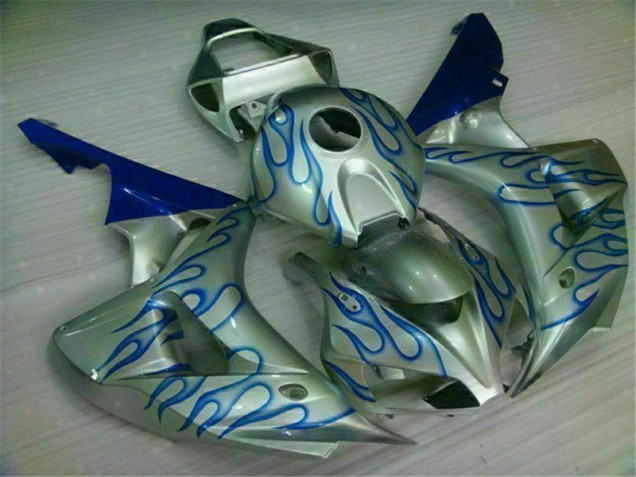 Azul Llama Plata Carenado Moto Honda CBR 1000 RR 06-07