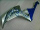 Azul Llama Plata Carenado Moto Honda CBR 1000 RR 06-07