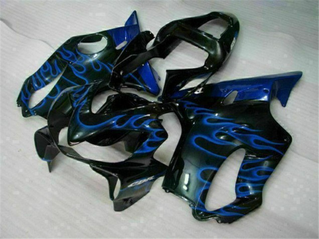 Azul Llamas Carenado Moto Honda CBR 600 F4i 01-03 Azul Llamas Carenado Moto Honda CBR 600 F4i 01-03