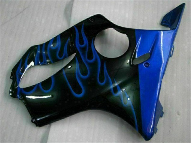 Azul Llamas Carenado Moto Honda CBR 600 F4i 01-03 Azul Llamas Carenado Moto Honda CBR 600 F4i 01-03