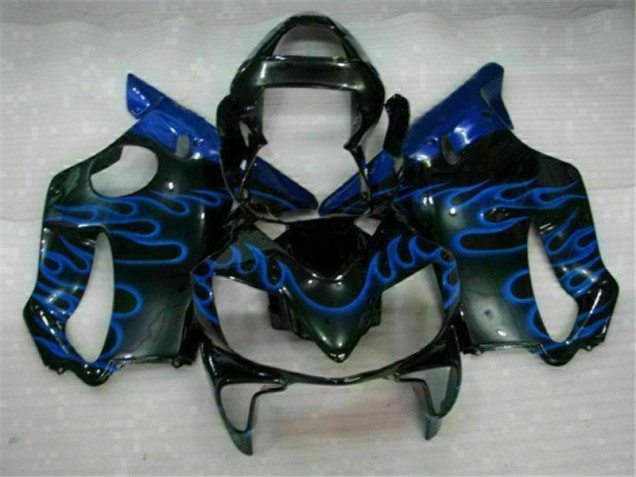 Azul Llamas Carenado Moto Honda CBR 600 F4i 01-03 Azul Llamas Carenado Moto Honda CBR 600 F4i 01-03
