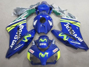 Azul Movistar Castrol Carenado Moto Honda CBR 1000 RR 04-05