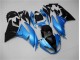 Azul Negro ABS Carenado Motocicleta Kawasaki ZX6R 09-12 Azul Negro ABS Carenado Motocicleta Kawasaki ZX6R 09-12