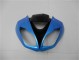 Azul Negro ABS Carenado Motocicleta Kawasaki ZX6R 09-12 Azul Negro ABS Carenado Motocicleta Kawasaki ZX6R 09-12