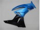 Azul Negro ABS Carenado Motocicleta Kawasaki ZX6R 09-12 Azul Negro ABS Carenado Motocicleta Kawasaki ZX6R 09-12
