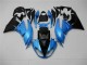 Azul Negro ABS Carenado Motocicleta Kawasaki ZX6R 09-12 Azul Negro ABS Carenado Motocicleta Kawasaki ZX6R 09-12