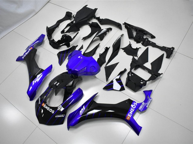 Azul Negro ABS Carenado Motocicleta Yamaha R1 15-19 Azul Negro ABS Carenado Motocicleta Yamaha R1 15-19