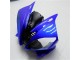 Azul Negro ABS Carenado Motocicleta Yamaha R6 06-07 Azul Negro ABS Carenado Motocicleta Yamaha R6 06-07