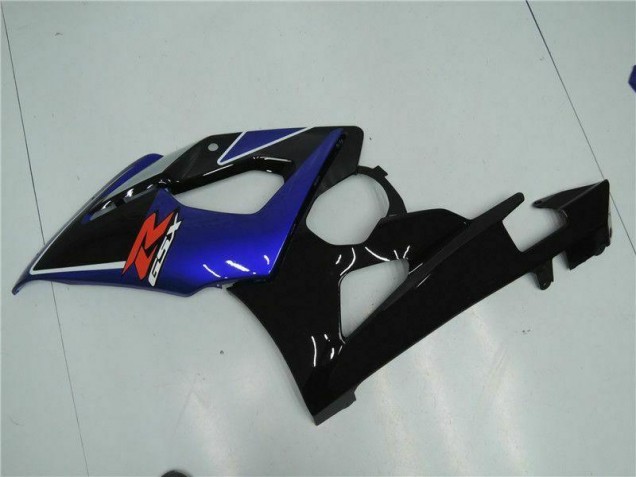Azul Negro ABS Moto Plástica Suzuki GSXR 1000 K5 05-06 Azul Negro ABS Moto Plástica Suzuki GSXR 1000 K5 05-06
