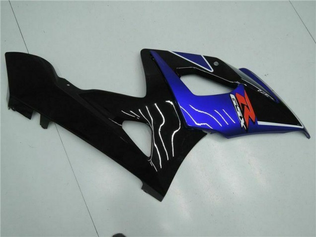 Azul Negro ABS Moto Plástica Suzuki GSXR 1000 K5 05-06 Azul Negro ABS Moto Plástica Suzuki GSXR 1000 K5 05-06