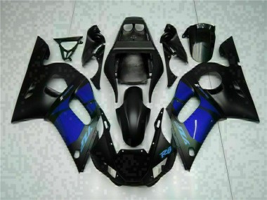Azul Negro ABS Moto Plástica Yamaha R6 98-02