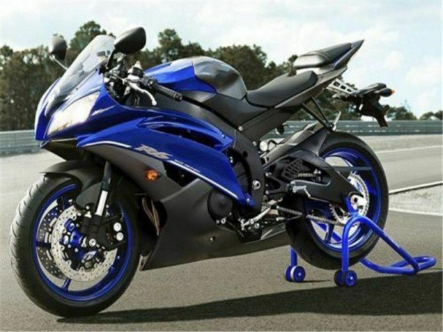 Azul Negro ABS Moto Plástico Yamaha R6 06-07 Azul Negro ABS Moto Plástico Yamaha R6 06-07