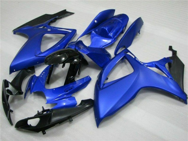 Azul Negro ABS Moto Plásticos Suzuki GSXR 600 / 750 K6 06-07 Azul Negro ABS Moto Plásticos Suzuki GSXR 600 / 750 K6 06-07