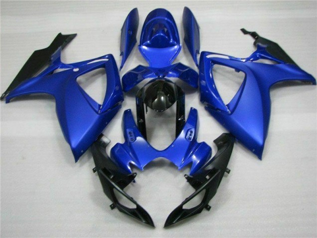 Azul Negro ABS Moto Plásticos Suzuki GSXR 600 / 750 K6 06-07 Azul Negro ABS Moto Plásticos Suzuki GSXR 600 / 750 K6 06-07